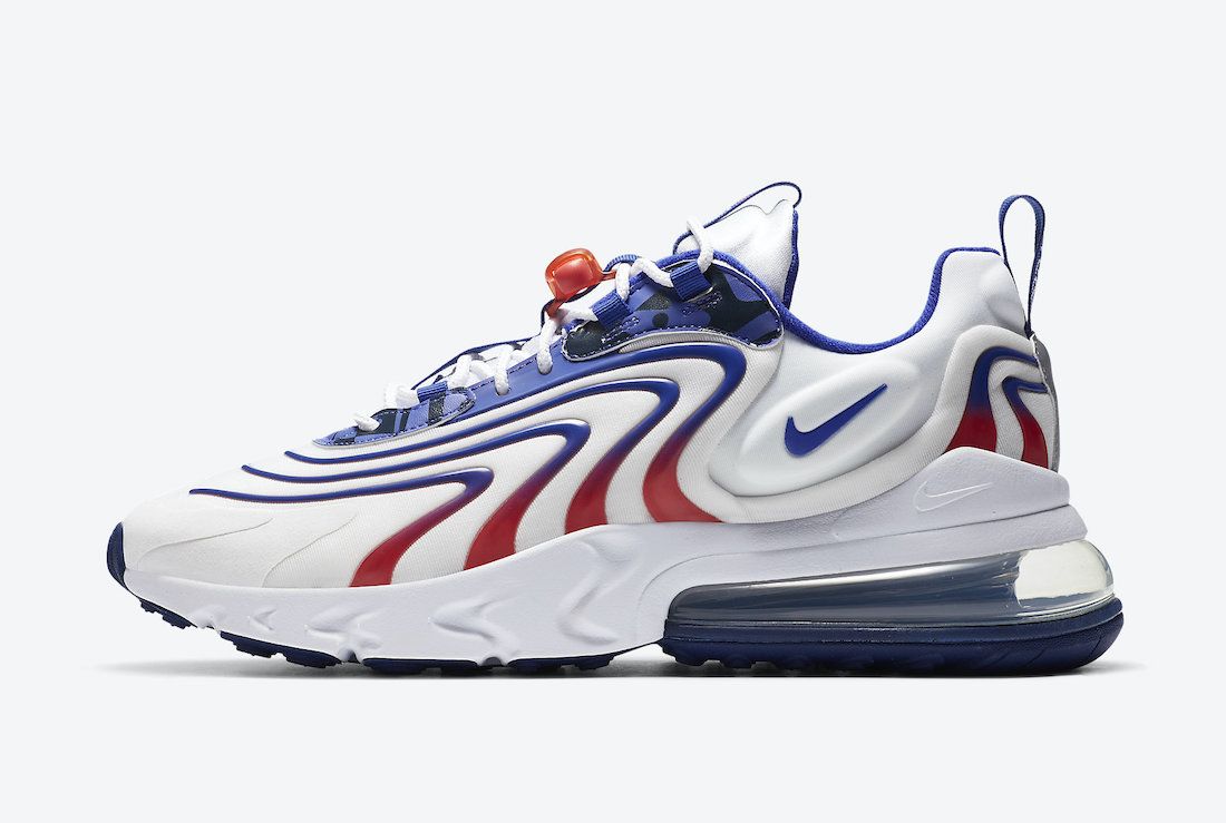 2020 Men Nike Air Max 270 3 White Blue Red Shoes